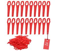 SWAWIS 150 Piezas de recambio de la cuchilla de la cortadora de césped roja Cuchilla de plástico para la cortadora de césped FRT18A FRT18A1 Art 46155 FRT20A1