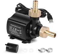 SWAWIS Bomba de Agua Sumergible Bomba de Agua 5V 600L/H 3M Bomba Sumergible con Control de Velocidad Pequeña Silencioso Bomba Agua Bomba Agua para Acuario Estanque Pecera Fuente