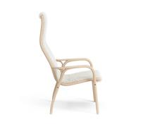 Swedese Butaca infantil Lamini haya lacada/piel de oveja Offwhite (blanco)