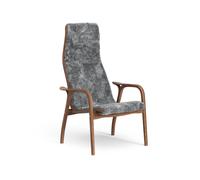 Swedese Butaca Lamino Piel de oveja scandinavian grey. nogal lacado