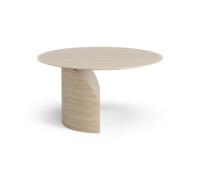 Swedese Mesa de centro Savoa H45 cm roble pigmentado blanco
