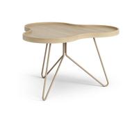 Swedese Mesa Flower mono 62x66 cm Altura 39 Roble lacado-nutmeg RAL1019