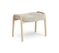 Swedese Reposapiés infantil Lamini haya lacada/piel de oveja Moonlight (beige)