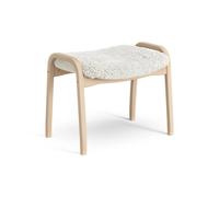 Swedese Reposapiés infantil Lamini haya lacada/piel de oveja Offwhite (blanco)