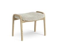 Swedese Reposapiés infantil Lamini roble lacado/piel de oveja Moonlight (beige)