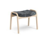 Swedese Reposapiés Lamino haya lacada/piel de oveja Charcoal (gris oscuro)