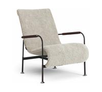 Swedese Sillón Serpentine Piel de oveja Moonlight-marrón oscuro-tärnsjö Tobacco
