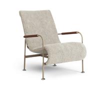 Swedese Sillón Serpentine Piel de oveja Moonlight-nutmeg-Tärnsjö Cognac
