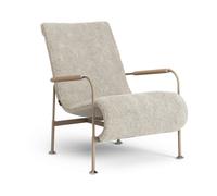 Swedese Sillón Serpentine Piel de oveja Moonlight-nutmeg-Tärnsjö Nature