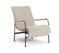 Swedese Sillón Serpentine Piel de oveja Moonlight-rojo