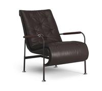 Swedese Sillón Serpentine Piel Elmo Soft marrón oscuro-Tärnsjö Tobacco