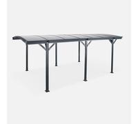 swe ochera con techo de aluminio y policarbonato de 15m² , Le mans , 505x302x218 Antracita
