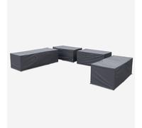 swe unda protectora para muebles de jardín para Tripoli y Verona , Tripoli / Verona , 223x83x66 Gris oscuro