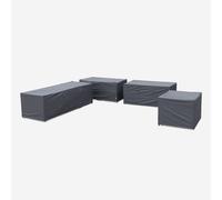 swe unda protectora para muebles de jardín Venezia , Venezia , 223x66x83 Gris oscuro