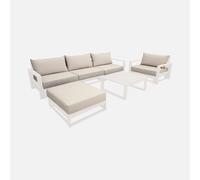 swe undas de cojín para el conjunto de jardín Mendoza , Mendoza , 14x85x74 Beige
