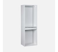 sweeek - Módulo armario con ropero y pantalonero , Modulo , 60x45x180 Blanco