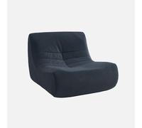 sweeek - Módulo para sofá envasado al vacío modular de terciopelo , Sokol terciopelo , 91x105x72 Azul oscuro