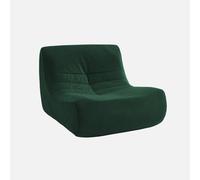 sweeek - Módulo para sofá envasado al vacío modular de terciopelo , Sokol terciopelo , 91x105x72 Verde