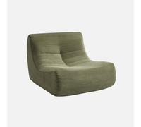 sweeek - Módulo para sofá modular de pana , Sokol pana , 91x105x72 Verde kaki