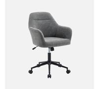 sweeek - Silla de oficina con ruedas ajustable metal y tela , Stan , 57x57x94 Gray