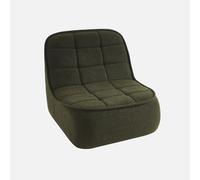 sweeek - Sillón en borreguito , Boni , 93x104x85 Verde kaki