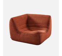 sweeek - Sillón esquinero de pana , Sokol pana , 100x100x72 Terracota