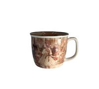 Sweet Candy - Taza de cerámica ilustrada Dream Voyage con diseño poético y acabado brillante, ideal para café o té, diámetro 9.5 cm y altura 8.2 cm, regalo perfecto para amantes del arte