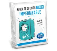 Sweetnight Protector de colchón 170x200 cm, Cubre colchón impermeable y micro transpirable, Mullido y silencioso, Lavable a 90°C, Compatible con cantos grandes
