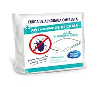 Sweetnight Protectore de almohada 65x65 cm, Anti-Chinches y Anti-ácaros, Silencioso, Cremallera, Sin tratamiento químico