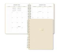 Sweetzer & Orange Agenda mensual 2026-2027, calendario de dos años de 7.5 x 9.5 pulgadas, enero de 2026 a diciembre de 2027, diseño mensual limpio, papel resistente de 120 g/m², encuadernación en