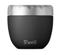 S'well Eats™ 2-in-1 Food Bowl with Screw-Top Lid, 636ml, Onyx, Triple-Insulated and Leak-Proof Food Flask for On-the-Go Eating up to 11h Cold/7h Hot