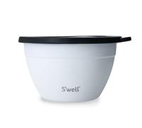 S'well lifetime brands europe limited Kit de ensalada, piedra lunar, 1,9 L, lonchera para ensalada con recipiente para condimentos y bandeja extraíble, a prueba de fugas y apta para lavavajillas