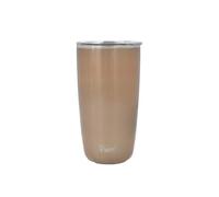 S'well Tumbler with Lid, 530ml, Pyrite, BPA/BPS-Free Vacuum Triple-Insulated Travel Cup with Slide-Open Lid, for Hot and Cold Beverages, At Home or Work up to 12h Cold/4h Hot