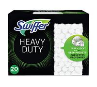 Swiffer Barredora de repuesto de tela seca multisuperficie para barrido y limpieza de pisos, 20 unidades
