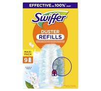 Swiffer Duster Plumero Recargas con Perfume Febreze, Paquete económico de 54 Unidades (6 x 9), Captura y retiene el Polvo como imán, Perfume de Larga duración, Mango se Vende por Separado