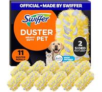 Swiffer Dusters - Recambios de Plumero multisuperficie para Mascotas, Resistente, con Defensa contra olores Febreze, 11 Unidades