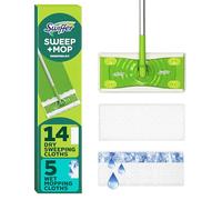 Swiffer Juego de Limpieza de Suelos, Ideal para Limpieza en seco o húmedo, Incluye 1 mopa y 19 recambios