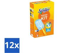 Swiffer – Set de inicio + 3 repuestos – con Febreze – Paquete económico – 12 unidades