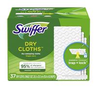 Swiffer Sweeper Dry Sweeping Cloths Mop And Broom Floor Cleaner Refills Unscented 37 Count by Swiffer