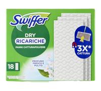 Swiffer Sweeper Recambios De Paños De Limpieza En Seco 18 Para Mopa, Con Fragancia De Ambi Pur Unidades, Atrapan Y Retienen El Polvo
