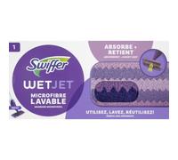 Swiffer WetJet - Toallita lavable de microfibra multiurface, reutilizable y lavable (tecnología 3 zonas, ultraabsorbente, sin huellas, para todo tipo de suelo acabado