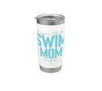 Swim Mom Life Lema Vaso térmico de acero inoxidable de doble pared