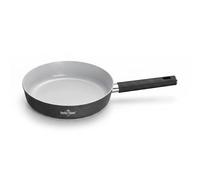 SWISS HAUS - Sartén Speiez Castle Collection SH-SCFP20B - Apta para todo tipo de cocinas- Aluminio forjado - Revestimiento cerámico antiadherente - 20 cm, negro