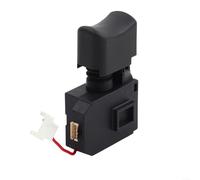 Switch 650673-5 compatible con BTP131 BTP141 DTW285 DTW280 DTW284 DTP141, pieza de repuesto de herramienta eléctrica, botón de gatillo de plástico negro para reparación y mantenimiento, 1 paquete