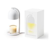 SwitchBot Lámpara Calentadora de Velas Inteligente con Caja de Regalo, Calentador Eléctrico para Velas compatible con Matter, Apple Home y Alexa, Temporizador y Regulador, Decoración Hogar, Blanco