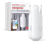 SwitchBot Smart Automatic Curtain Opener - Control Remoto Bluetooth con aplicación/horarios, Mejora de Rendimiento, se Necesita Hub 2 para Que Sea Compatible con Matter (Curtain 3, U Rail)