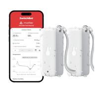 SwitchBot Termómetro higrómetro IP65 para interior y exterior, termómetro Bluetooth con punto de rocío/VPD/sensor de humedad absoluto, termómetro exterior, almacenamiento de datos para invernadero