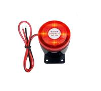 Switian DC 12 V cable mini sonido luz alarma claxon sirena 120 dB sistema de alarma acústico para la seguridad del hogar