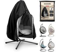 Swoods funda para silla colgante | cubierta protectora para huevo suspendido | universal | material Oxford 210D de alta calidad | resistente al viento, al agua y a los rayos UV | 190x115cm