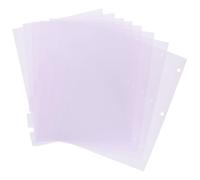 SWOOMEY 8 Piezas Separadores de Pestañas para Cuadernos Divisores de Índice de Pp Lavanda A4, Desmontables, 8 Hojas, para Notepad y Notebook